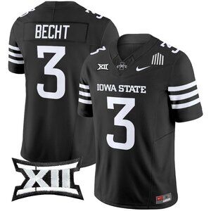 Mens Kids Youths Rocco Becht Black Vapor Stitched Jersey